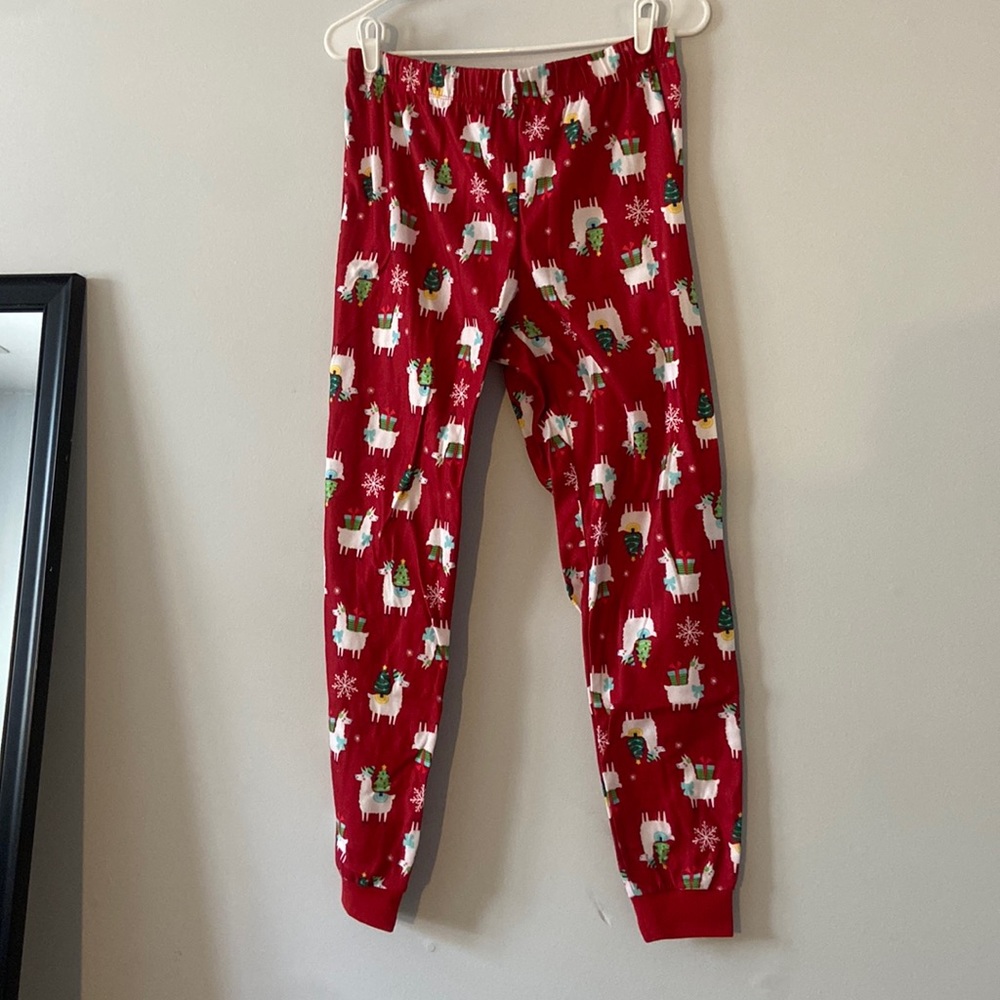 Target pajama pants, small, red